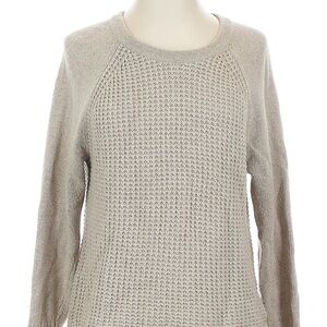 Splendid Light Beige Crew Neck Sweater Super soft 4% Cashmere